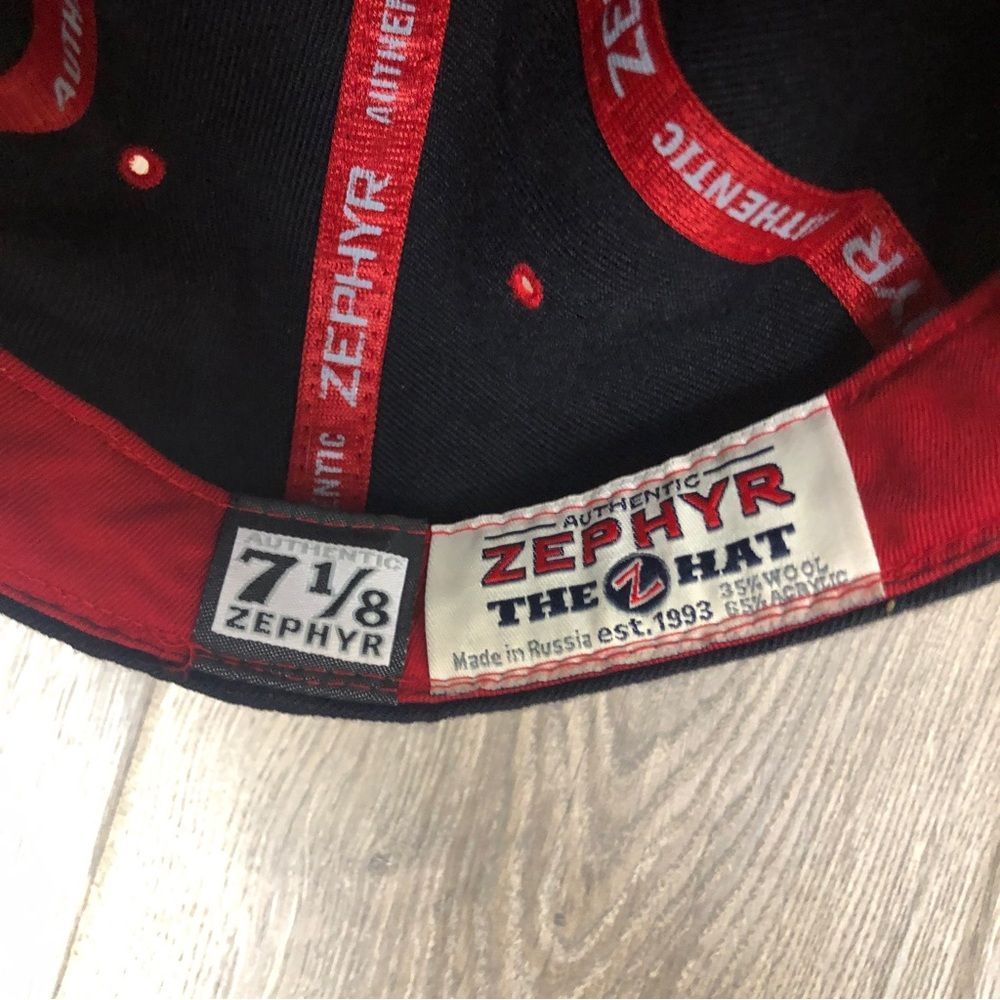OSU baseball hat blue & red zephyr size 7 1/8 - Picture 5 of 5